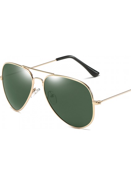 Erkek Kadın Polarize Aviator Güneş Gözlüğü - Uv 400 Koruma 55MM (Yurt Dışından)