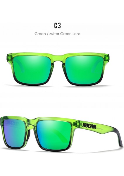 Erkekler ve Kadınlar Için Polarize Güneş Gözlüğü Mat Kaplama Güneş Gözlüğü Renkli Ayna Lens 100% Uv Engelleme (Yurt Dışından)