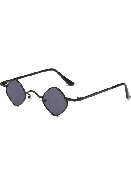 Hipster Eşkenar Dörtgen Kadın Erkek Güneş Gözlüğü Narin Metal Çerçeve (Yurt Dışından)