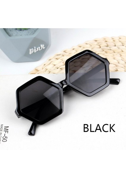 Çocuk Güneş Gözlüğü Kişilik Yeni Erkek ve Kız Altı Taraflı Elmas Güneş Gözlüğü Anti-Ultraviyole Bebek Moda Gözlükleri Modaya Uygun (Yurt Dışından)