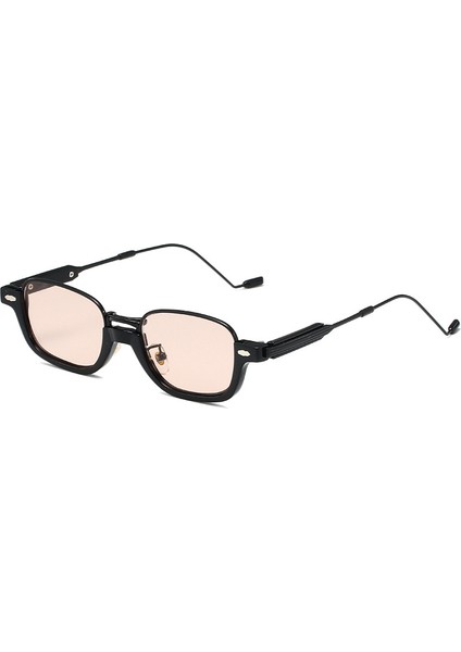 Yeni Anti-Mavi Işık Düz Ayna Trendi Sokak Çekimi Retro Küçük Çerçeveli Güneş Gözlüğü (Yurt Dışından)