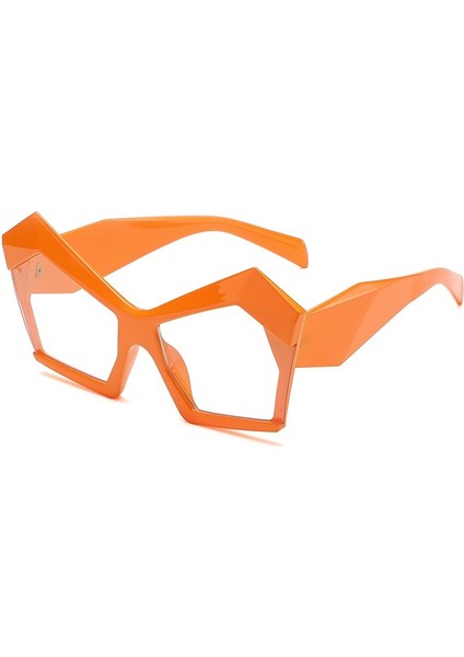 Retro Cateye Güneş Gözlüğü Kadın Büyük Boy Vintage Kedi Gözü Tonları UV400 Lensler (Yurt Dışından)