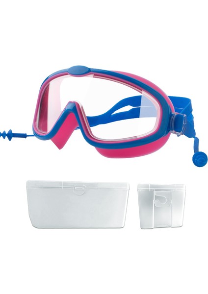 Çocuk Baloo Yüzme Gözlüğü Maskesi, Çin Malı, 4/14 Yaş-Kırmızı (Yurt Dışından)