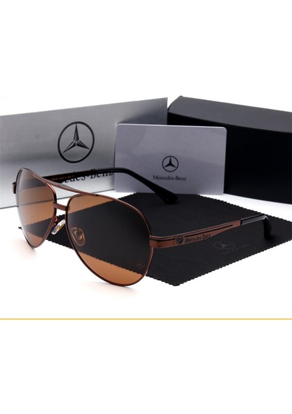 Pitviper U400 Erkekler Için Yeni Mercedes-Benz Polarize Güneş Gözlüğü Sürücü Sürüş Güneş Gözlüğü 742ADULT Unisex (Yurt Dışından)