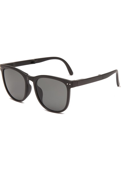 Güneş Gözlüğü Klasik Katlanabilir Stil Retro Güneş Tonları Gözlük UV400 Koruma Unisex Erkekler Kadınlar Için Golf Bisiklet Sporları Balıkçılık Seyahat (Siyah) (Yurt Dışından)