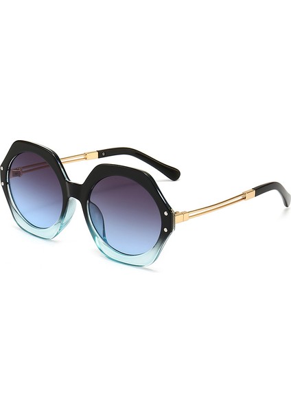 Wekity Güneş Gözlüğü Kadınlar Için Vintage Büyük Çerçeve Güneş Gözlükleri Bayan Shades (Yurt Dışından)