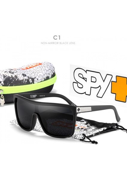 Trendy Marka Büyük Çerçeve Polarize Güneş Gözlüğü, Renkli Gerçek Film Açık Hava Spor Gözlükleri S103 S174 (Yurt Dışından)