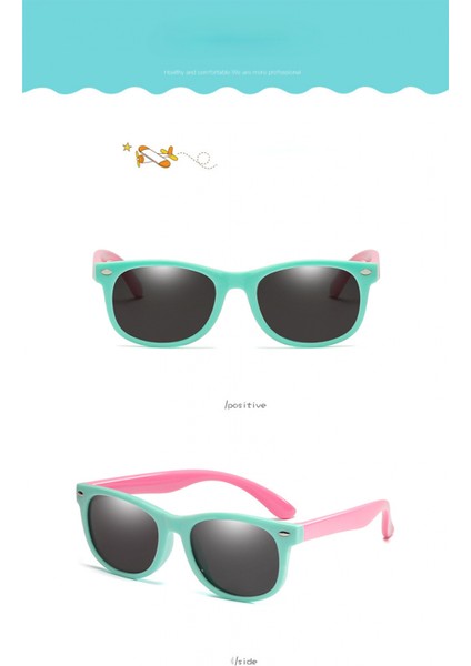 Kauçuk Esnek Çocuk Polarize Güneş Gözlüğü (Yurt Dışından)