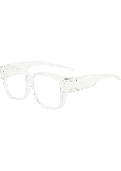 Sürüş Balıkçılığı Için Bir Çift Polarize Güneş Gözlüğü UV400 Koruması (Şeffaf Çerçeve) (Yurt Dışından)