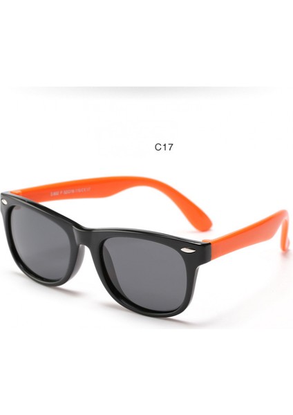 Moda Uv Koruma Polarize Güneş Gözlüğü Çocuk Güneş Gözlüğü ----- C17 (Yurt Dışından)