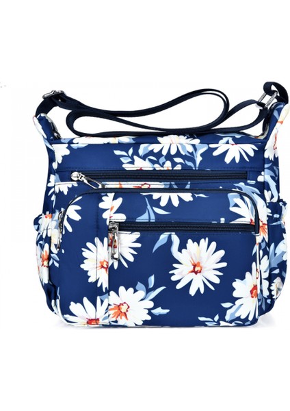 Kadınlar Için Çantalar ve Omuz Çantaları Crossbody Çanta Haberci Çantaları, Büyük Kapasiteli Askılı Çanta (Floral-A) (Yurt Dışından)
