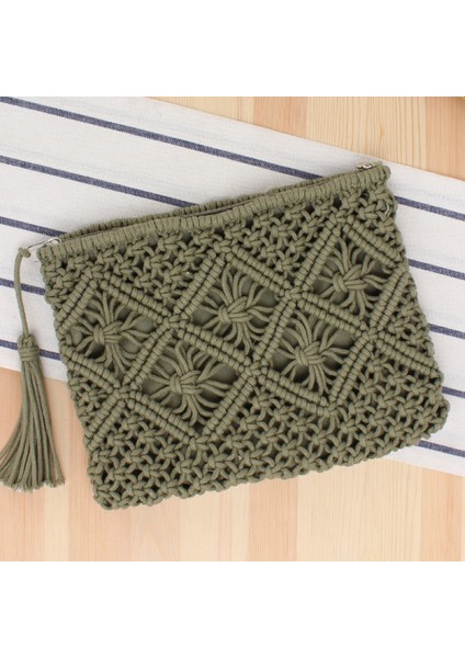 Yaz Plaj Hasır Çanta Kadınlar Için Küçük Crossbody Üst Kolu Omuz Çanta Mini El Dokuma Rattan Debriyaj Çanta (Yurt Dışından)