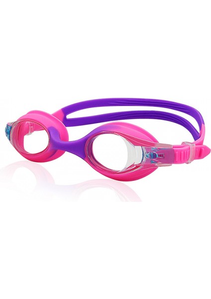 3-14 Yaş Arası Kız Erkek Çocuklar Için 2 Paket Wekity Yüzme Gözlüğü, Seyahat Çantasıyla Birlikte Buğulanmaz %100 Uv Koruması (Pembe ve Mor) (Yurt Dışından)