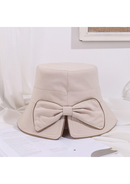 Yay Bölünmüş Güneşlik Balıkçı Şapka Kadın Açık Güneş Koruma Havzası Şapka Deri ---- Bej (Yurt Dışından)