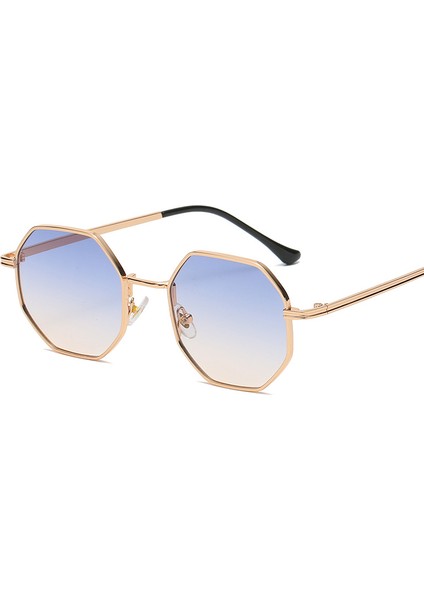 Wekity Klasik Vintage Metal Poligon Polarize Güneş Gözlüğü (Yurt Dışından)