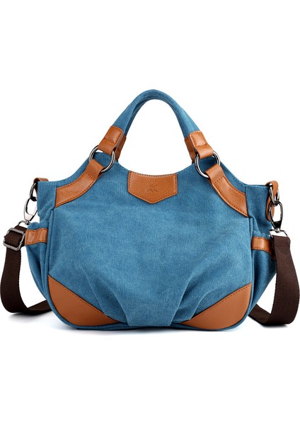 Kadınlar Için Tuval Crossbody Çanta Rahat Üst Kolu Satchel Çanta Bayan Hobo Çantalar ve Vintage Bez Çantalar, Günlük Kullanım (Yurt Dışından)