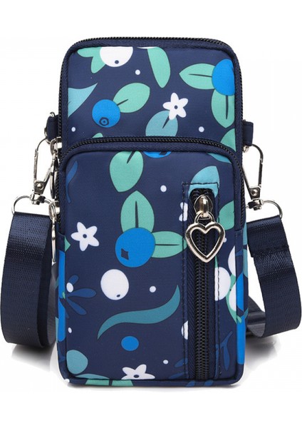 Kadın Küçük Crossbody Çanta Cep Telefonu Çanta Kart Sahibinin Cüzdan Kol Çantası, Bozuk Para Cüzdanı (Yeşil) (Yurt Dışından)