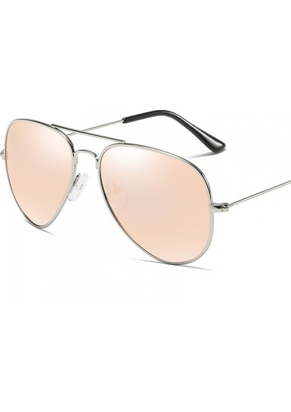 Erkek Kadın Polarize Aviator Güneş Gözlüğü - Uv 400 Koruma 55MM (Yurt Dışından)