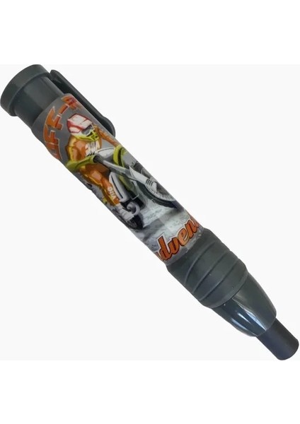MİKRO Otomatik Basmalı Silgi Gri
