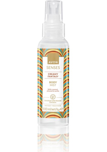 Senses Creamy Fantasy Karamel, Badem ve Vanilya Vücut Spreyi 100 Ml.