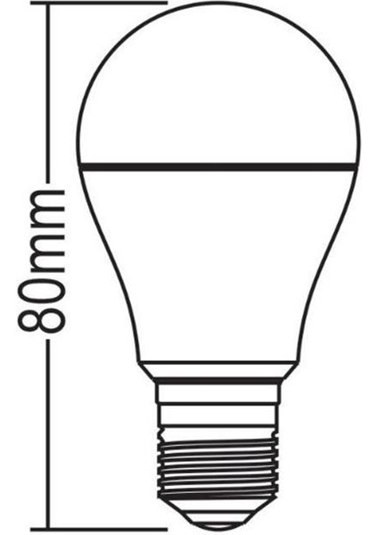 5 Watt E27 Top Ampul - 10 Adet