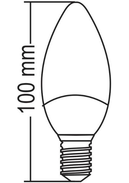 8 Watt E14 Mum Ampul - 7 Adet