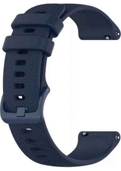 Garmin Venu 3 Kordon Benekli Kancalı Silikon Lacivert