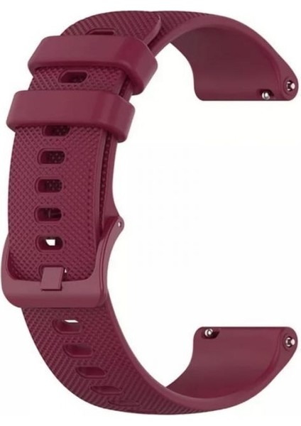 Garmin Venu 3 Kordon Benekli Kancalı Silikon Mürdüm