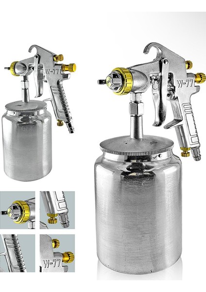 Boya Tabancası Alttan Depolu 1.8 mm 100 cc