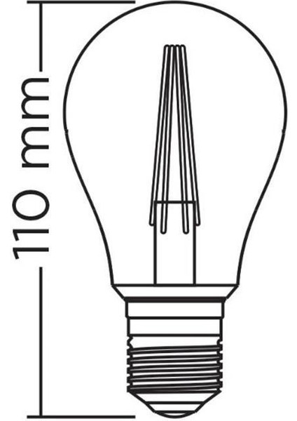 4 Watt A60 Rustik Ampul - 4 Adet