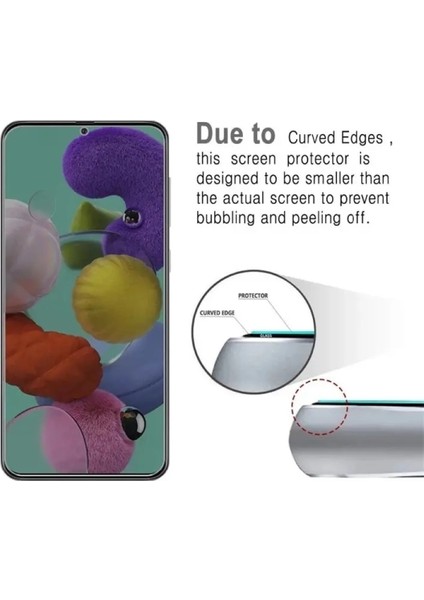 Cover Center  Samsung Galaxy A70 Mat Hayalet Esnek Kırılmaz Seramik Yandan Bakınca Gözükmeyen Ekran Koruyucu