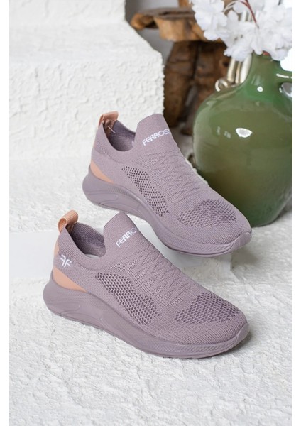 Günlük  Sneaker Slip On Nefes Alabilen Hafif Yürüyüş Bağcıksız Esnek Spor Ayakkabı