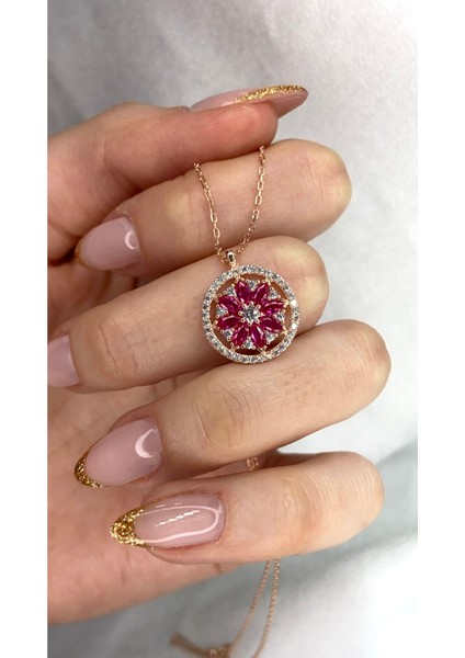 Sevgililer Günü Gümüş Kolye