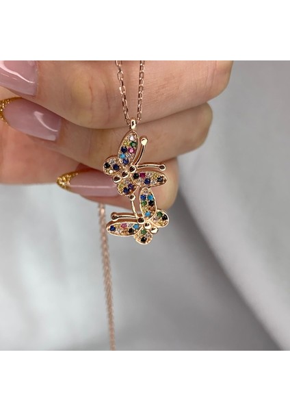 Sevgililer Günü Kelebek Gümüş Kolye fiyatları