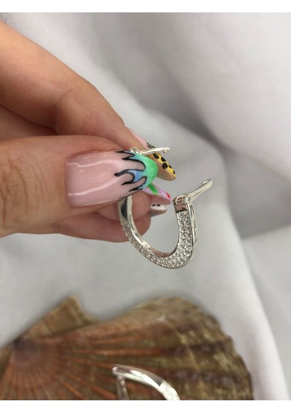 Kadın Gümüş Küpe 925 Ayar Küpe modelleri