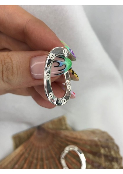 Kadın Gümüş Küpe 925 Ayar Küpe