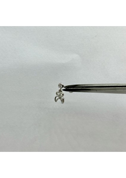 Kadın Gümüş Sallantılı Tragus Piercing Gümüş Kıkırdak Küpe