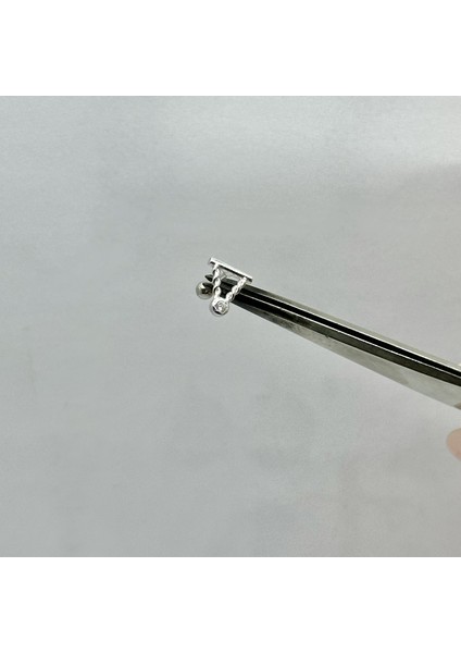 Kadın Gümüş Tragus Geometrik Piercing Gümüş Kıkırdak Küpe modelleri