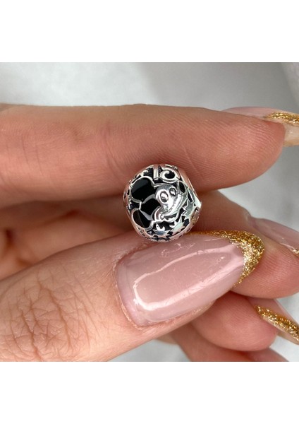 Anneler Günü Gümüş Charm Disney Mickey Mouse Charm