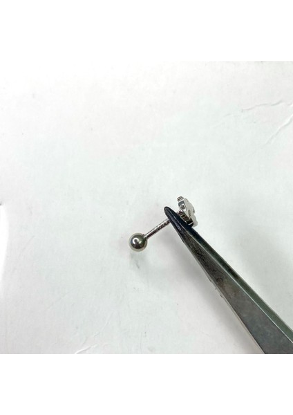 Gümüş Taşsız Tragus Küpesi Gümüş Kıkırdak Küpesi fiyatları