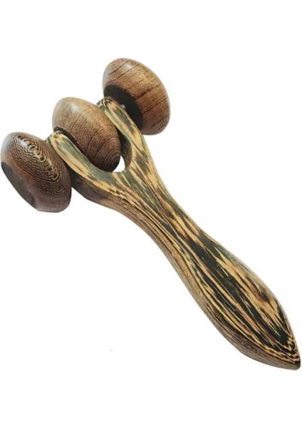 Madero Terapi & Selülit Ahşap Yüz Masaj Rulosu Model 1