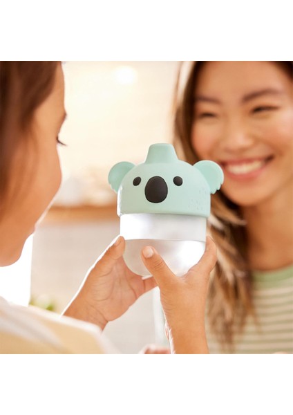 Yumuşak Uçlu Dökülmez Damlatmaz Alıştırma Bardağı 9 Ay, 236ml, Koala