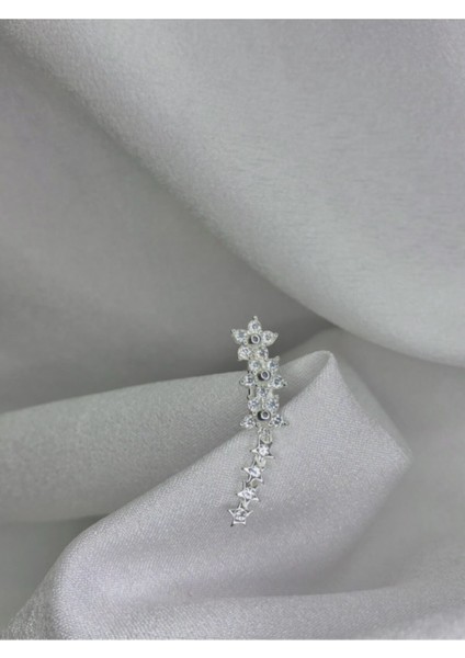 Kadın Kıkırdak Gümüş Küpe modelleri