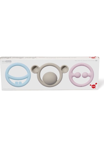 Nigi Nagi Nogi Pastel Ice Blue-Baby Pink-Beige