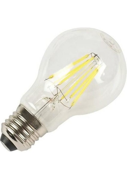 LED Filament Rustik Ampul 6W Beyaz Işık - 4 Adet