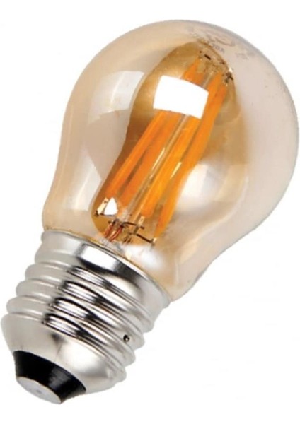 LED Filament Rustik Ampul 6W Gün Işığı - 4 Adet