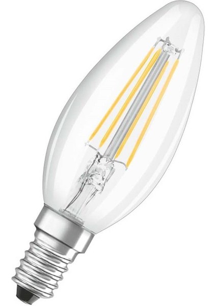 LED Filament Rustik Ampul 6W Beyaz Işık - 4 Adet