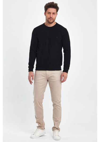 - Erkek Siyah 3 Iplik Şardonlu Sweatshirt modelleri