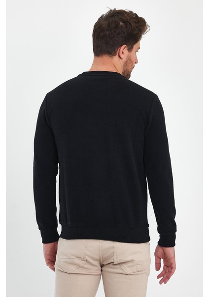 - Erkek Siyah 3 Iplik Şardonlu Sweatshirt fırsatları