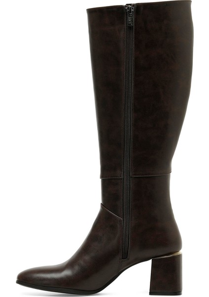 Incı Laney 3pr Kahverengi Kadın Topuklu Çizme modelleri